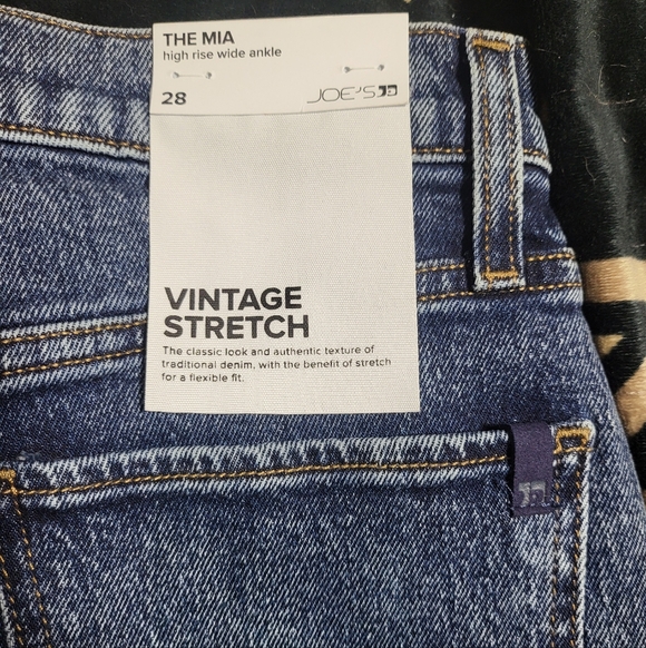 Brand New With Tags Joe's The Mia High Rise Wide Leg Size 28 Womens Size 6 Jeans - Picture 10 of 12